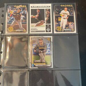 Jackson Merrill Lot of 4 cards (O)
